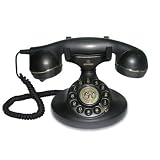 Brondi Vintage 10 - Teléfono fijo analógico, color negro