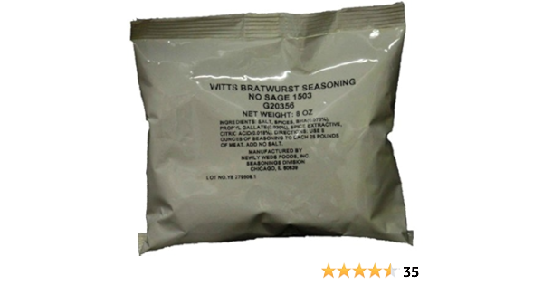 witts bratwurst seasoning