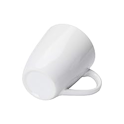 Amazon Basics Porcelain, 12 oz Coffee Mug Set, 12