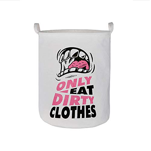 Gotian Dirty Clothes Underwear Basket, Sheets Laundry Clothes Bags, Laundry Basket Storage Basket Box, Folding Waterproof with Great Capacity (C)
