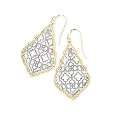 Kendra Scott Addie Drop Earrings Gold Rhodium Jordan Ubuy