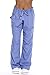 24000PCEIL-26-S Just Love Women's Ceil Scrub Pants / Scrubs,Ceil Blue Utility Pant With Chevron Print,Small
