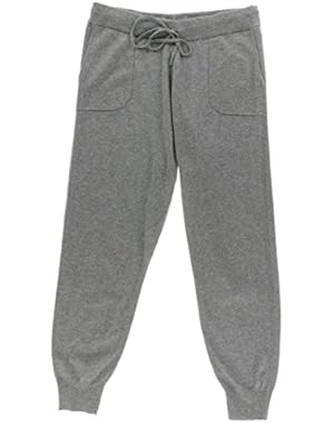 Theory Womens Arleena L Cashmere Heathered Jogger Pants