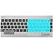Kuzy - Teal / Turquoise HOT Blue Keyboard Silicone Cover Skin for Macbook / Macbook Pro 13