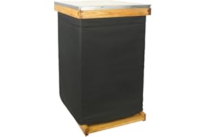 WITBEE Winter Bee Hive Wrap for 10 Frame Beehives, Winter Protection Cover for 2 Deep Hives with 1 Medium Hive Box, Cozy Windproof Warm Bee Hive Insulation Wrap for Bee Hive (82.6"x26.3")