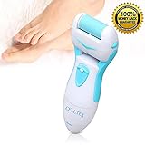 CELLTEK® Professional Electronic Pedicure Foot File and Callus Remover - Gently and Effectively Remove Dead Skin and Reduce Calluses(Blue)