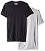 Under Armour Men's Core Crew Undershirt – 2-Pack, True Gray Heather (025)/Black, Large