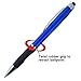 SyPen 2-1Twist Action Stylish Metallic Capacitive Stylus with Comfort Grip Ball Point Black Ink Pen for Touchscreen Devices, iPhone, Ipad, Android Tablets (12-Pack)
