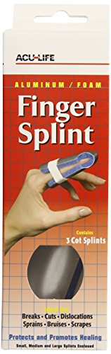 Acu-Life Cot Finger Splint, 3 Count