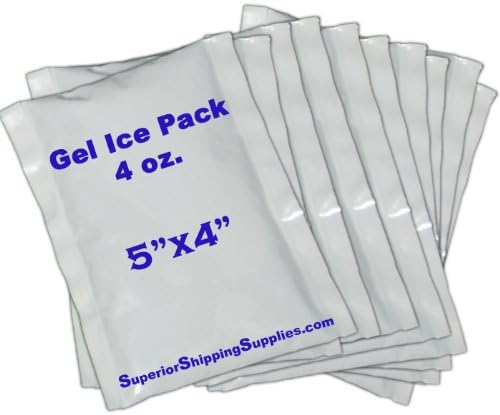 5 oz Gel Ice Pack 4" x 5" (25 Count)