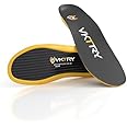 VKTRY Gold Carbon Fiber Performance Insoles –Customized Inserts, Non-Cleated Shoes–Basketball, Volleyball, Racquet Sports, Running & More–Run Faster, Jump Higher, Recover Quicker, Protect from Injury