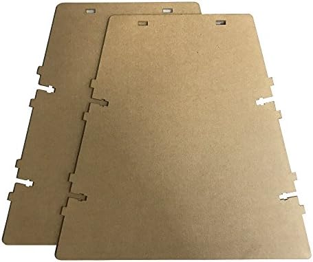 Acrylic Side Windows for QIDI TECH I 3D Printer: 2 pcs kit