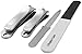 Professional Fingernail and Toenail Clippers Set - Manicure and Pedicure Tools Set/Kit of 4 Pieces - Comes with Nail Cutters Filer and Buffer - Stainless Steel - for Nail Care - by Utopia Care
