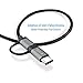 TROND 2 in 1 USB 2.0 Type C Charger Cable Braided (6.6ft Long, 56kΩ Pullup Resistor, Sync & Charging), for Android Smartphones, Apple New MacBook 12 inch, Google Chromebook Pixel, Nexus 5X 6P & More