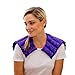 Nature Creation Reusable Microwave Heat Pad - Microwave Heating Pad for Neck, Shoulders & Upper Back, Cold Compress & Hot Pack, Heat Pack Warming Pad - Purple Marble 1 Pack