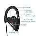 CHYDA Bluetooth Headphones, Best Wireless Sports Earphones w/Mic IPX7 Waterproof HD Stereo Sweatproof in-Ear Earbuds with NFC for Gym Running Workout 12 Hour Battery Noise Cancelling Headsets (Black)