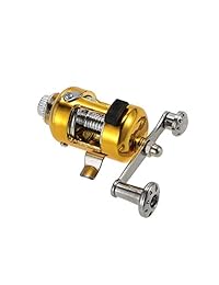 HappyOutdoor   Juego de caña de pescar y carrete de pesca, tamaño pequeño, 39 pulgadas, incluye caña de pescar de bolsillo + carrete de aleación de aluminio + línea de pesca + cebos suaves