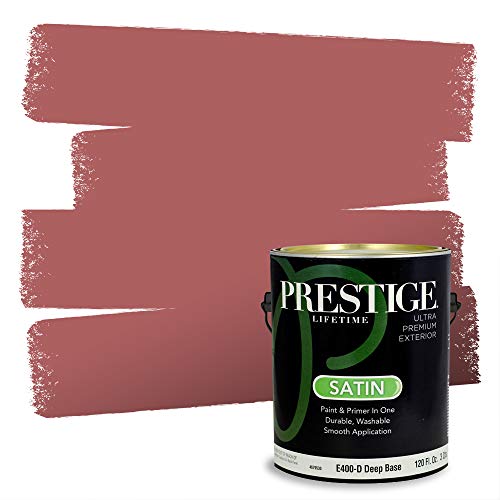 PRESTIGE Paints Exterior Paint and Primer In One, 1-Gallon, Satin, Comparable M…