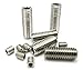 200Pcs Stainless Steel 4-40 to 10-32 Allen Head Hex Socket Screws Bolts Assortment Kit