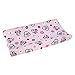 Disney Minnie Mouse Hello Gorgeous Changing Pad Cover, Pink/Black/White