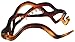 Parcelona Honey Comb Tortoise Shell Brown No Metal Ponytail Holder Hair Clip Barrette for Thick Hair