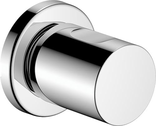 hansgrohe Zesis S - Shut-Off Valve for Concealed Installation, Compatible Basic Sets and Extension for Concealed valves Available Separately, Chrome, 74997000