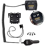 Amasu RLN6434 Travel Car Charger Compatible with Motorola APX6000 APX7000 APX8000 SRX2200 Radio