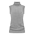 V28 Women's Ladies Juniors Sleeveless Mock Neck Turtleneck Tops Jumper Sweater