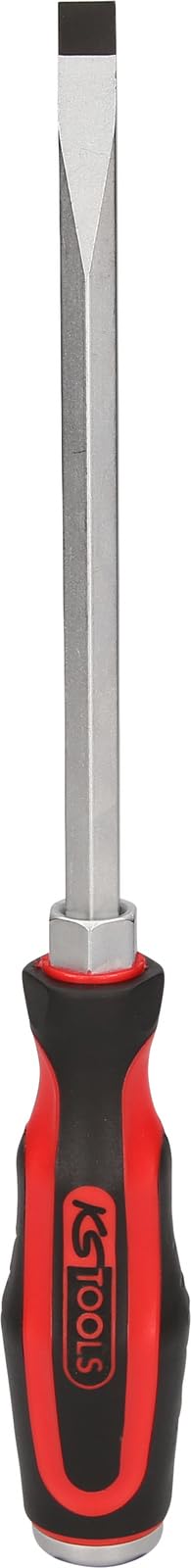 SK Hand Tool KS TOOLS ERGOTORQUEmax Hammer Cap Screwdriver Slotted, 10mm, on Hang tag, Clear