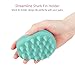 Nearbyme Hair Scalp Massager, Hair Shampoo Brush with Soft Silicone Brush (Green)