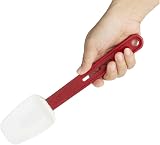 Vogue Red Heat Resistant Spoonula Plastic 260C Nonstick Safe 255 mm view 5