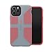 Speck CandyShell Grip iPhone 11 Pro Rubber Case, Antimicrobial, Nickel Grey/Warning Orange