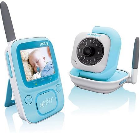 Infant Optics DXR-5 2.4GHz Digital Video Baby Monitor with Night Vision (Blue)