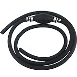 Sunnyglade Fuel Line Assembly, 3/8" / 5/16" Hose Line Marine Outboard Boat Motor RVs Fuel Assembly with Primer Bulb Steel Hose Clamps 6FT