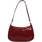 Patent Leather Clutch Purse Shiny Evening Handbags for Women Armpit Shoulder Bag MINI Hobos