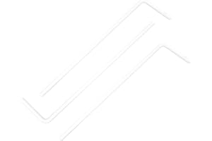 Sosoport 3pcs Glass Cell Spreader Rods Set L-Shaped Glass Lab Cell Spreading Bars for Bacterial Stain Supplies