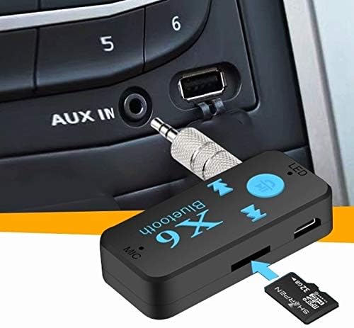 X6 Bluetoothトランスミッターaux Usb車プレイ音楽レシーバーアダプター5 0 新作アイテム毎日更新 Mm Bluetooth アダプターmp3音楽アダプターカープレーヤー用