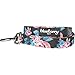 Blueberry Pet 2 Pattern Rose Flower Prints Girly Dog Leash with Soft & Comfortable Handle, 4 ft x 1
