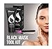Nylea Blackhead Remover Set [FREE BRUSH & TWEEZERS] Best Facial Mud Mask - Peel Off Extractor Tool Kit