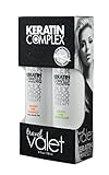Keratin Complex Travel Valet Care Kit by Keratin for Unisex - 2 Piece Kit