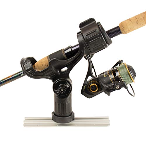 YakAttack Omega Rod Holder with LockNLoad Track Mounting Base