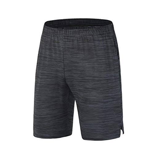 Keliay Bargain Shorts Trunks Men's New Kind Men's Sports Shorts Running Shorts Pure Breathable Sports Short Black - Thumbnail 5