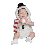 Baby Plush Snow Man Costume Set - 24 Months