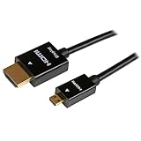 StarTech.com 5m 15ft Active High Speed HDMI Cable - HDMI to HDMI Micro M/M - Thin Micro HDMI Cable - HDMI type A to D Active HDMI Cable 5m (HDADMM5MA)
