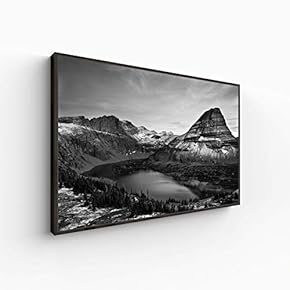 Canvas Wall Art for Living Room, Bedroom Monochrome Landscape Framed Canvas Prints for Home Decoration Ready to Hang - 16x24 inches