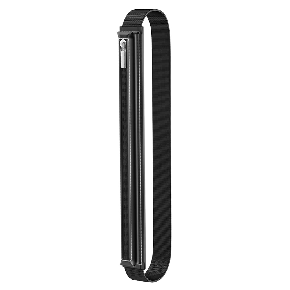 MoKo Apple Pencil PRO/USB-C Case, Apple Pencil 1/2nd Gen., PU Leather Zipper Stylus Pen Case with Elastic Band for 9.7"-12.9" Tablet, Black