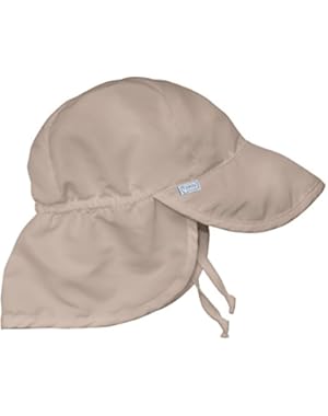 Solid Flap Sun Protection Hat (infant, aqua) (Khaki, 6-18 Months)