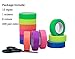 UV Blacklight Reactive (12 Pack) (6 Colors) 33ft per Color, Fluorescent Cloth/Neon Gaffer Tape, Super Bright for Glow Party Supplies (12 pcs)