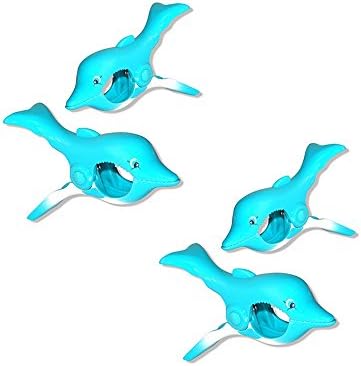 Boca Clips Assorted Towel Clips - Set of 2 Packs (Dolphin)