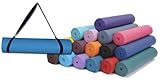 Da Vinci Yoga Mat with Carry Strap, 1/4